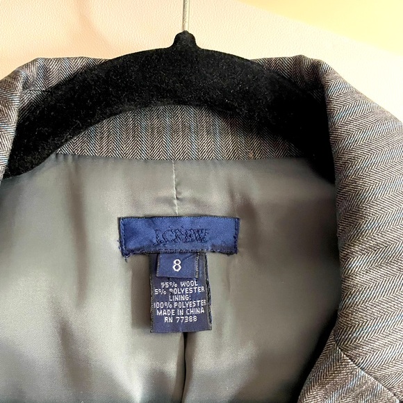 J.Crew women’s gray wool pantsuit - 8 - Picture 8 of 8